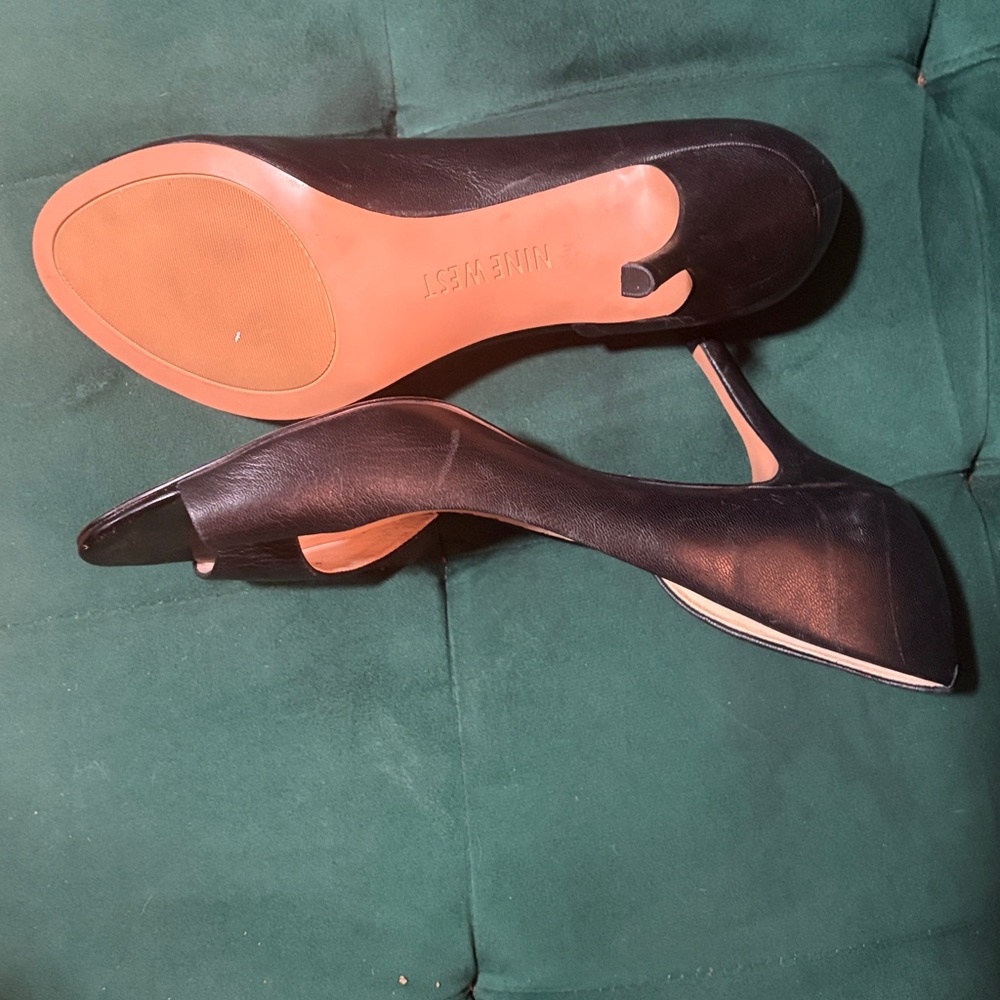 Peep toe black heels - Picture 3 of 4